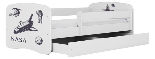 Kocot kids Dětská postel Babydreams Nasa bílá, varianta 70x140, bez šuplíků, bez matrace