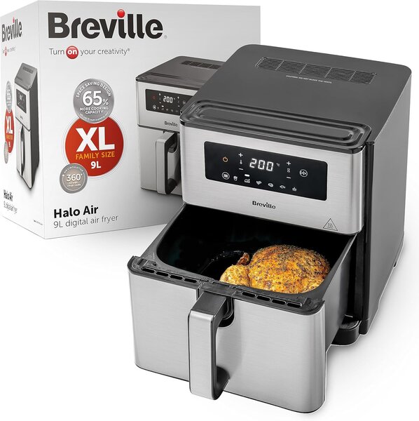 Horkovzdušná fritéza Breville HALO AIR XL 9L DIGITAL VDF131X, OUT