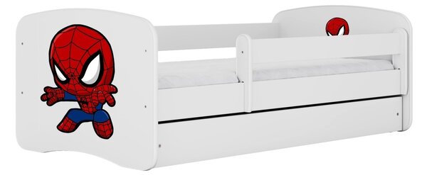 Kocot kids Dětská postel Babydreams Spiderman bílá, varianta 70x140, bez šuplíků, bez matrace