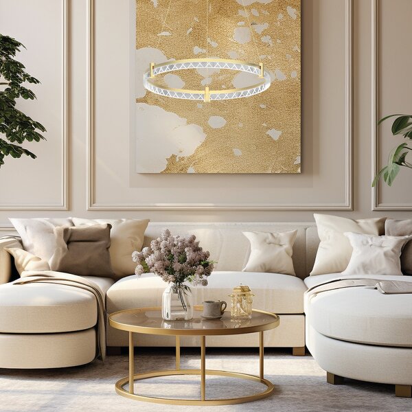 Závěsné LED svítidlo Elegance, 1x LED 36w, 4000k, g