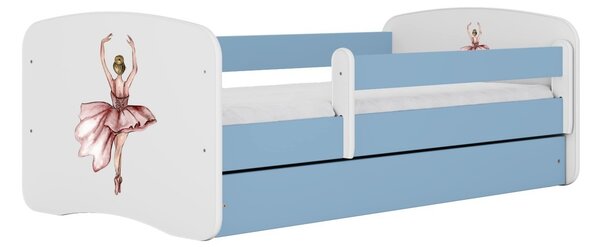 Kocot kids Dětská postel Babydreams tanečnice modrá, varianta 70x140, bez šuplíků, bez matrace