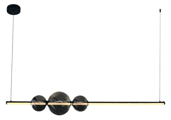 Závěsné LED svítidlo Kugel, 1x LED 30w, 4000k, b/g