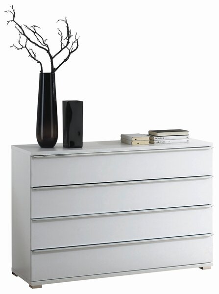 KOMODA, bílá, 120/80/40 cm Cantus - Široké komody