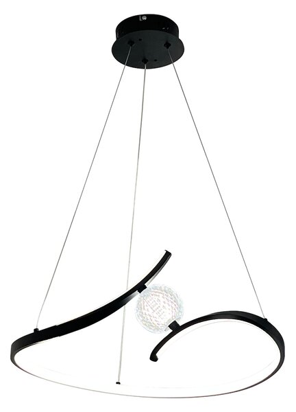 Závěsné LED svítidlo Perla, 1x LED 34w, 4000k, b