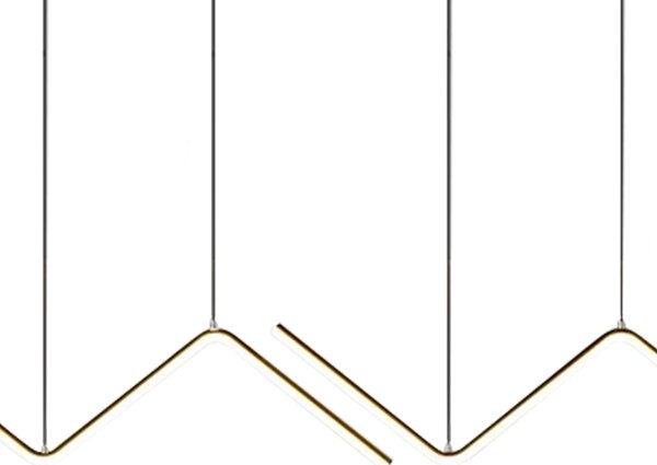 Závěsné LED svítidlo Verte, 2x LED 22w, 4000k, g/b