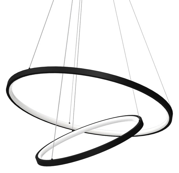 Závěsné LED svítidlo Hoop, 2x LED 51w, 4000k, b
