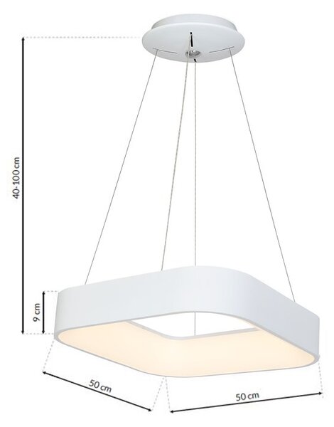 Závěsné LED svítidlo Astro, 1x LED 40w, 4000k, w