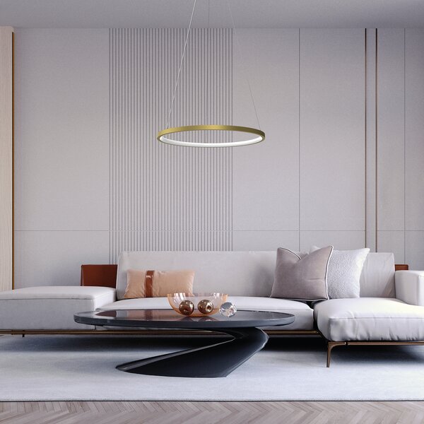 Závěsné LED svítidlo Hoop, 1x LED 27w, 4000k, g