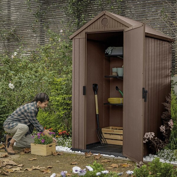Keter Darwin 4×4 — zahradní domek, hnědý