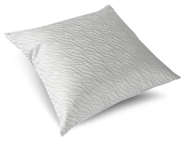 Povlak na polštář Veba DIAMANT Stream šedostříbrná Velikost: 40x40 cm