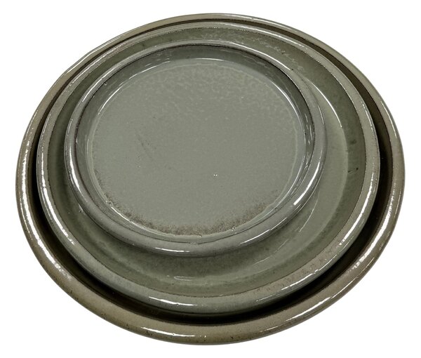 Podmiska pod květináč - Khaki 20 cm