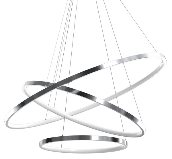 Závěsné LED svítidlo Hoop, 3x LED 93w, 4000k, ch
