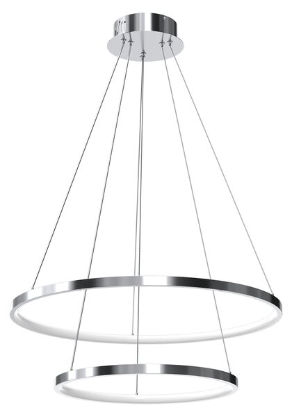 Závěsné LED svítidlo Hoop, 2x LED 51w, 4000k, ch