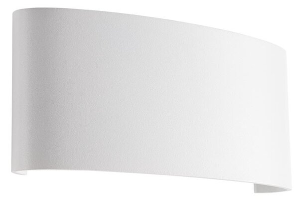 Redo 90225 Fabo, venkovní bílé nástěnné svítidlo se svícením nahoru/dolů LED 6W 3000K, délka 17cm IP54