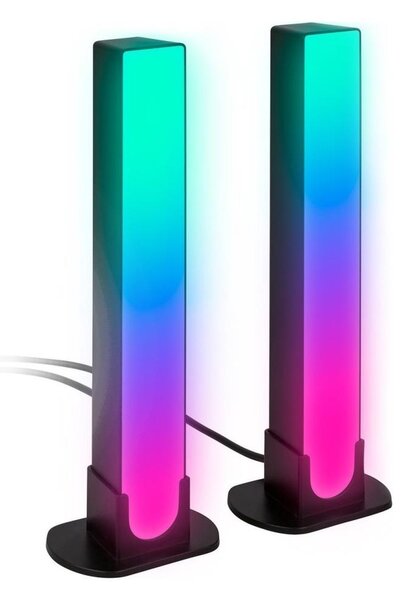 Brilo - SADA 2x LED RGBIC Stm. stolní lampa LED/12W/230V 3000-6500K Wi-Fi Tuya