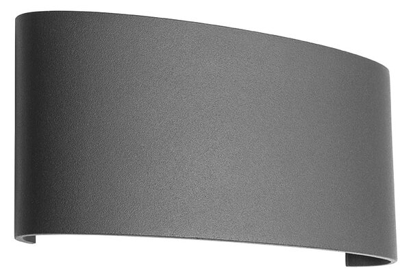Redo 90226 Fabo, venkovní antracitové nástěnné svítidlo se svícením nahoru/dolů LED 6W 3000K, délka 17cm IP54