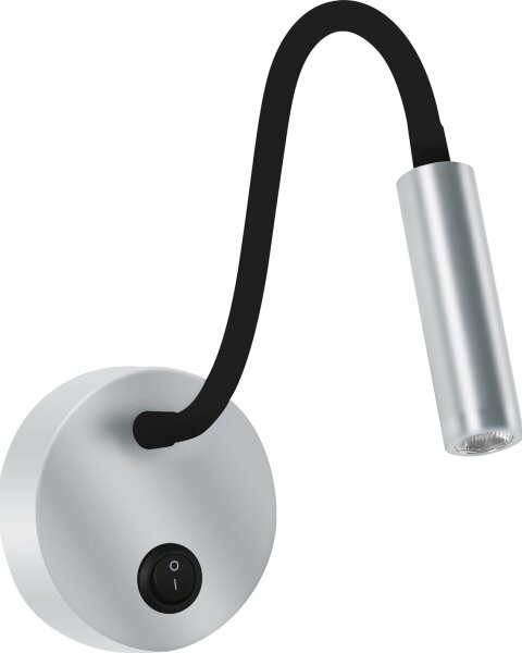 Brilagi - LED Flexibilní nástěnná lampa MAYA LED/3W/230V 4000K stříbrná