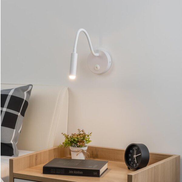 Brilagi - LED Stmívatelná flexibilní nástěnná lampa MAYA 1xG9/4W/230V bílá
