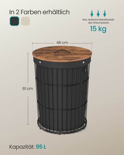 Prádelní koš 95L LCB160B01