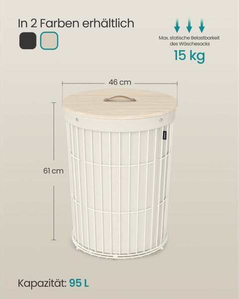 Prádelní koš 95L LCB160W01