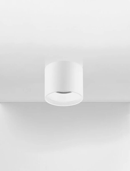 Minimalická bodová svítilna Anello Bílá