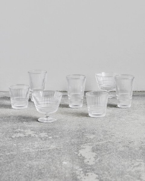 Sklenice Slots Clear – set 4 ks