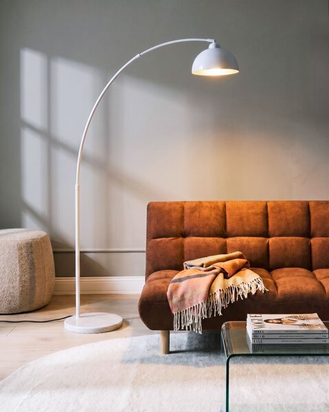 Stojací lampa CAGAYAN Kov Bílá