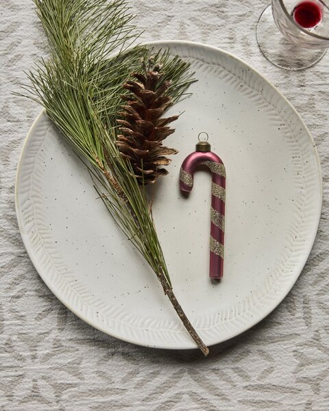 Kameninový talíř Serve Off-white Ø 26,5 cm