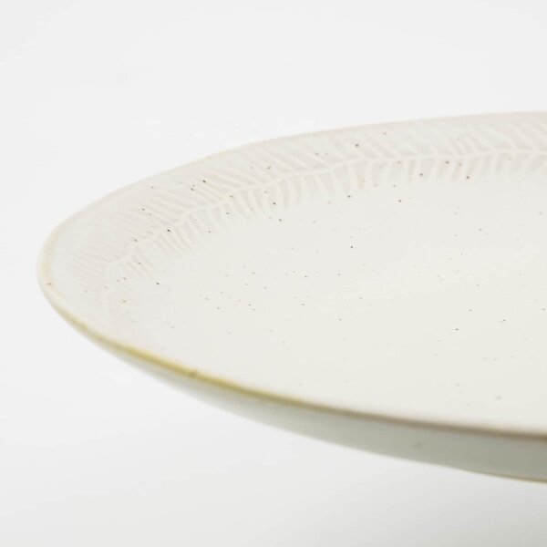 Kameninový talíř Serve Off-white Ø 26,5 cm
