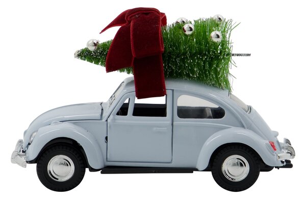 Vánoční dekorace autíčko Xmas Car Light Blue