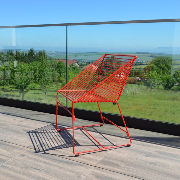 111 Furniture Designová židle Elion Barva: Červená