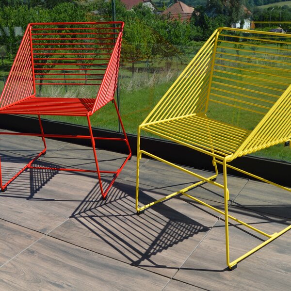 111 Furniture Designová židle Elion Barva: Červená