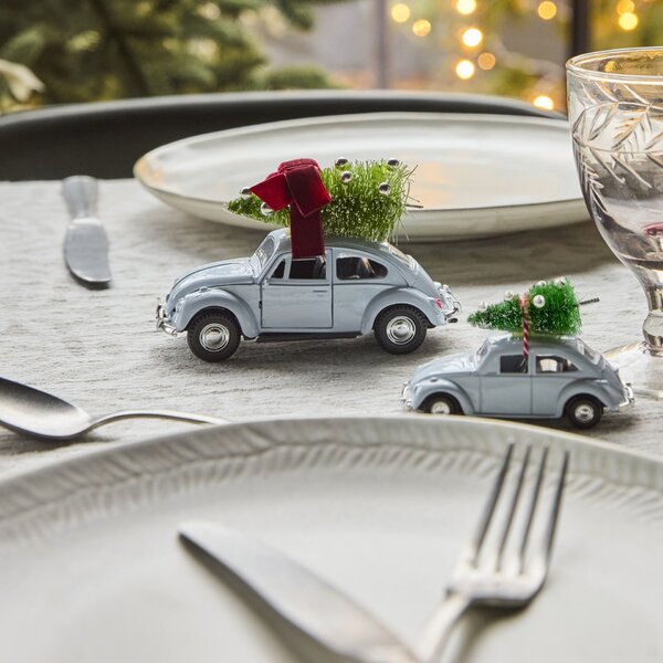 Vánoční dekorace autíčko Xmas Car Light Blue