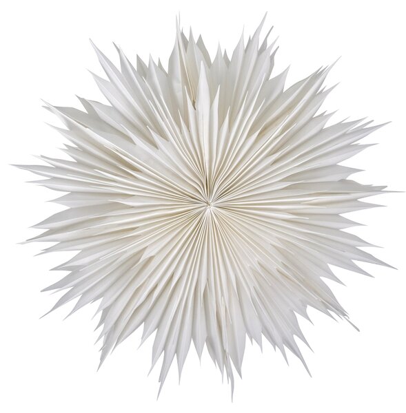 Dekorativní papírová hvězda Dust Off White 60 cm