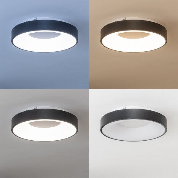 Brilagi - LED Stmív. stropní svítidlo FALCON II LED/67W/230V pr. 40 cm černá +DO
