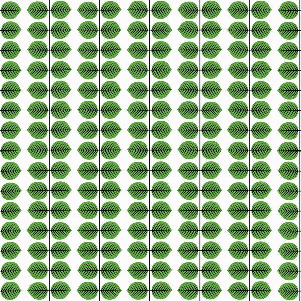 Vliesová tapeta na zeď, zelená, listy, 1750, Scandinavian Designers, Borastapeter