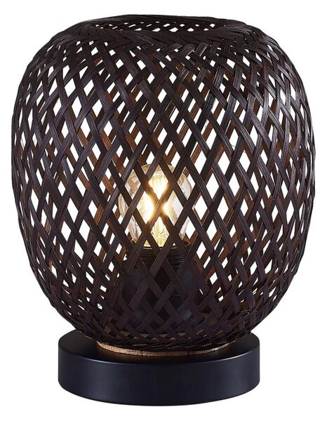 Stolní lampa ZANZIBAR 1xE27/20W/230V pr. 18 cm bambus