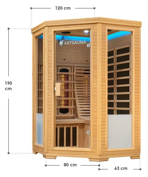 Juskys Infračervená sauna Aalborg