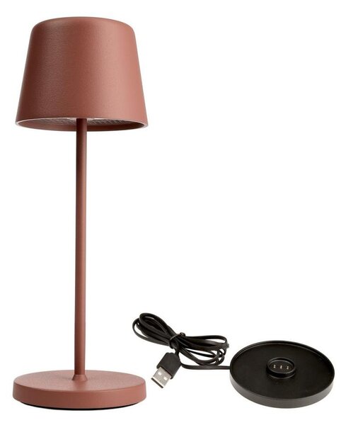 IMPR 620204 Deko-Light nabíjecí svítidlo - sada Canis Mini terakota + nabíjecí základna