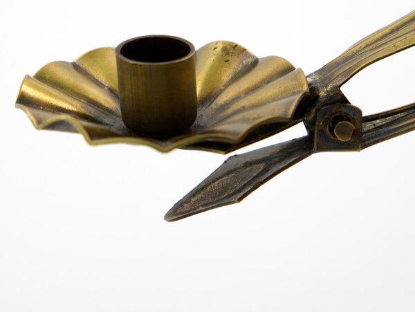 Kovový svícen s klipem Halla Brass Finish – set 6 ks