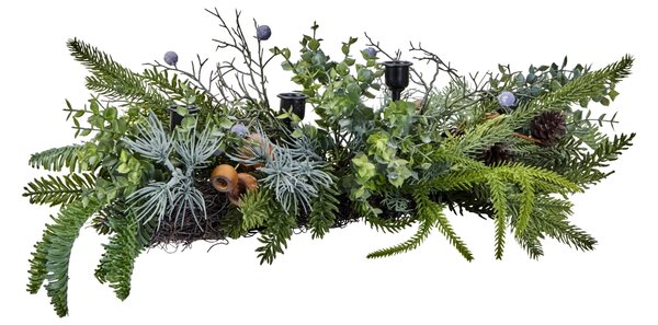Adventní svícen z umělého jehličí Decor Green