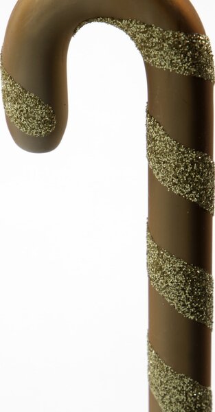 Skleněná vánoční ozdoba Stick Gold – set 4 ks