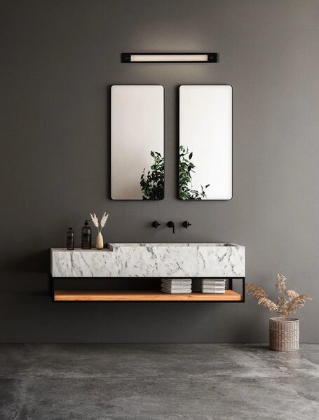 Designové nastěnné svítidlo Fasko 80 Černá