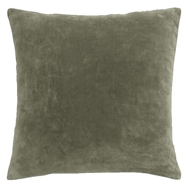 Povlak COTTON VELVET půlkruhy zelená 45 x 45 cm