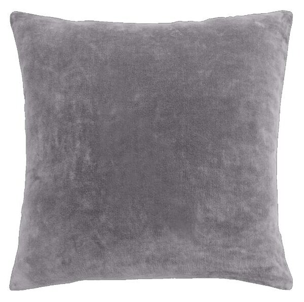 Povlak COTTON VELVET křivky šedá 45 x 45 cm