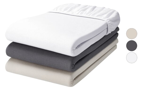 Livarno® Žerzejové napínací prostěradlo, 140–160 x 200 cm (100397354)