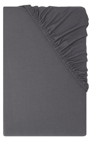 Livarno® Žerzejové napínací prostěradlo, 140–160 x 200 cm (šedá) (100397354002)