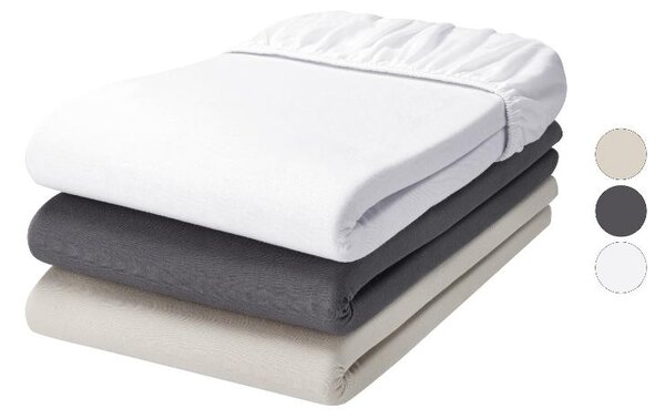 Livarno® Žerzejové napínací prostěradlo, 140–160 x 200 cm (100397354)
