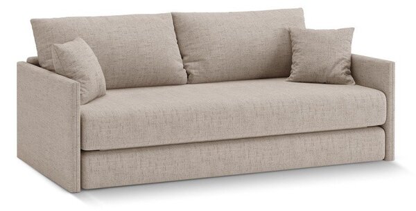 Světle hnědá žinylková rozkládací pohovka 209 cm Shannon – Cosmopolitan Design