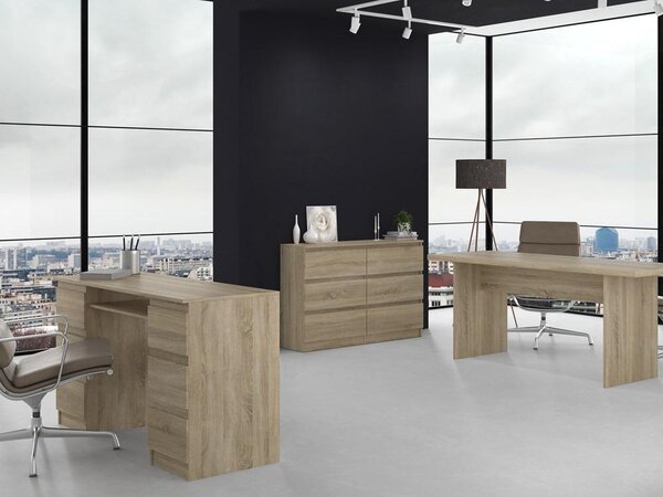 Topeshop M6 120 SON 2X3, Dub, 6 zásuvka/zásuvek, Dřevotřískové desky, Jednobarevný, Moderní, Dřevotřískové desky